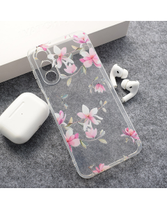 Maska za Samsung A26 5G/ A266B Nanobit Print Pink Mangolia Flowers - 619214