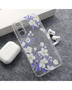 Maska za Samsung A26 5G/ A266B White Blossom Nanobit Print - 619215