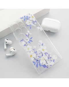 Maska za Samsung S24 Ultra/ S928B White Blossom Nanobit Print - 617234