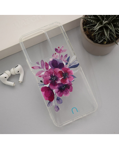 Maska za Xiaomi Redmi 13C 4G/ Poco C65 4G Flowers Nanobit Print - 612029