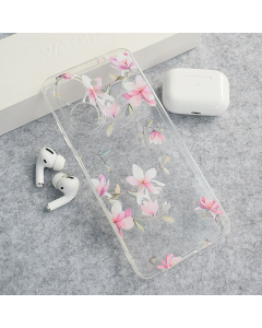 Maska za Xiaomi Redmi A5 (2025) (173 mm) Nanobit Print Pink Mangolia Flowers - 617953