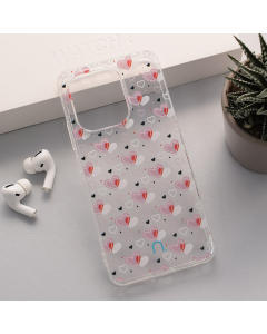 Maska za Xiaomi Redmi Note 13 4G (EU) Hearts Nanobit Print - 611251