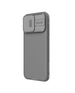 Maska za iPhone 15 Pro titanijum Nillkin CamShield Pro siva - 607256