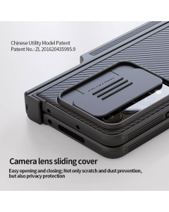 Maska za Samsung Galaxy Z Fold 4 5G Nillkin Camshield Pro plava (sa slotom za olovku i stalak) - 603645