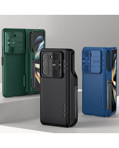 Maska za Samsung Galaxy Z Fold 5 5G/ F946B (sa otvorom za olovku) Nillkin Camshield Pro plava - 605072