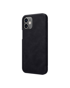 Maska za iPhone 12 mini na preklop Nillkin Qin crna - 044381