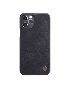 Maska za iPhone 12/ 12 Pro 61 in crna, na preklop Nillkin Qin - 044384