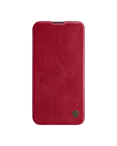 Maska za iPhone 13 Pro Max na preklop Nillkin Qin Pro crvena - 054115
