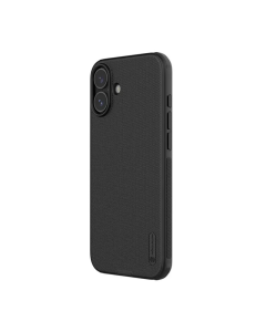 Maska za iPhone 17 (bez otvora za logo) Nillkin Super Frosted Shield Pro crna - 621041
