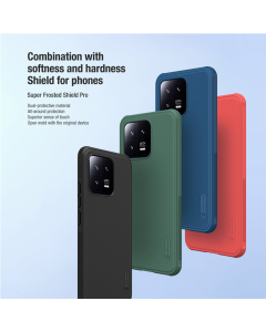 Maska za Xiaomi 13 Nillkin Super Frosted Shield Pro crna - 600046