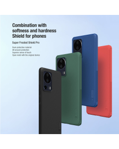 Maska za Xiaomi 13 lite Nillkin Super Frosted Shield Pro plava - 600388