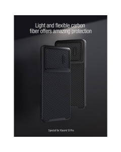 Maska za Xiaomi 13 Nillkin Synthetic Fiber S crna - 600049-1