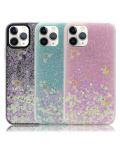 Maska za iPhone 6 Plus/ 7 Plus/ 8 Plus Platina Unicorn crna - 042497