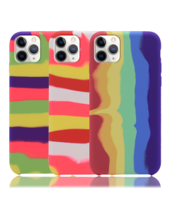 Maska za iPhone 11 Pro Tip4 Rainbow Lines - 043760