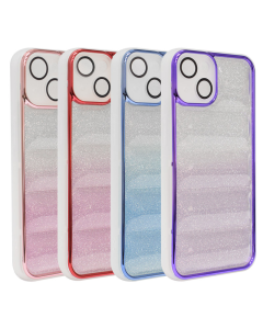 Maska za iPhone 13 Shine Pillow 2in1 roze - 606031