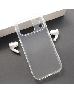 Maska za iPhone 17 Pro Skin Silikon with pluggy transparent