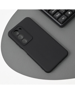 Maska za Xiaomi Redmi 15 4G (171 mm) mat Skin Silikon crna - 621325