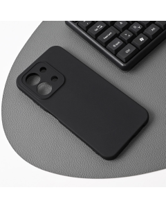Maska za Xiaomi Redmi 15C mat crni Skin Silikon - 621154
