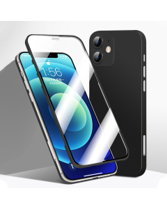 Maska za Iphone 12 Pro Slim 360 full cover crvena - 053635