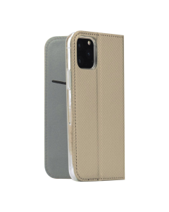 Maska za Xiaomi Redmi 8A na preklop Smart Book zlatna - 043172