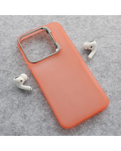 Maska za Xiaomi Redmi 15C (173mm) narandžasto Smooth Pastel Camera