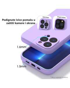 Maska za Honor Magic 5 Lite pink, Soft Velvet - 060081