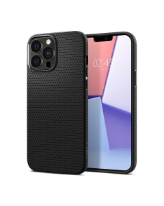 Maska za iPhone 13 Pro Max mat Spigen Liquid Air crna - ACS03201