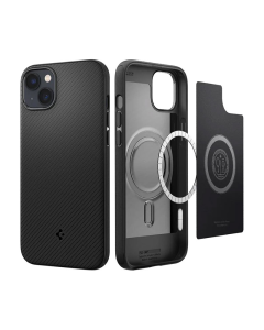 Maska za iPhone 14 mat Spigen Mag Armor MagSafe crna - ACS05065