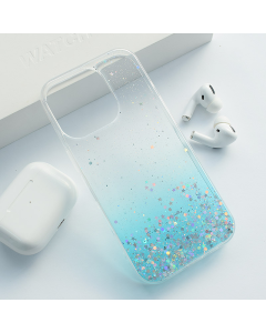 Maska za iPhone 16 Pro tirkiz Stardust - 616169