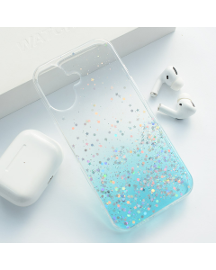 Maska za iPhone 16 tirkiz Stardust - 616164