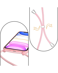 Maska za iPhone 15 Pro Max String roze - 603719