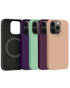 Maska za iPhone 15 violet Summer color Mag Case - 605625