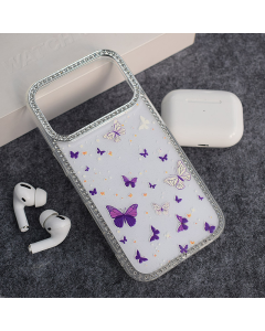 Maska za iPhone 17 Pro Purple Blossom Sunny Garden