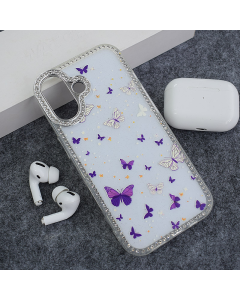 Maska za iPhone 17 Purple Blossom Sunny Garden