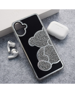 Maska za Samsung A07/ A075F Teddy Bear srebrna