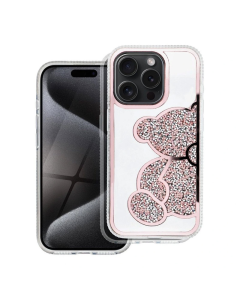 Maska za Samsung S24/ S921B/ S25/ S931B Teddy Bear roze - 618815