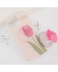 Maska za iPhone 15 Pro Max Tulip pop socket mag case - 617132