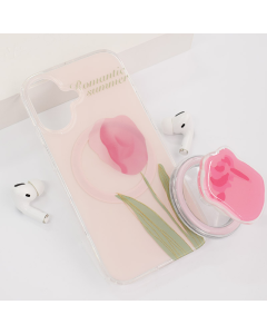 Maska za iPhone 16 Tulip pop socket mag case - 617133