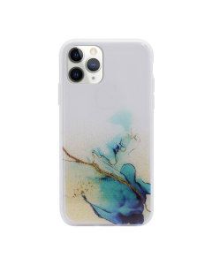 Maska za iPhone 12/ 12 Pro Water Spark transparent plava - 046502