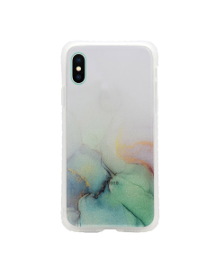 Maska za iPhone X/ XS Water Spark transparent tirkiz - 041186
