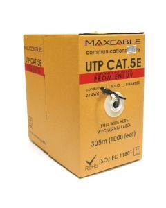 MAXCABLE UTP Cable - , cat. 5e, 305m, outdoor, CU otporan na UV zračenje - MAX003