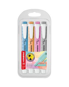 STABILO Tekst markeri Swing Cool Pastel, set 1/4 - MC275-4-08-2
