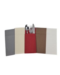 Salveta za pribor 32x38cm 50/1 siva - 1217-1-1