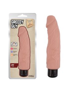 Mekani Realisticni Vibrator 24cm Greedy Guy Flesh - CN-711703577