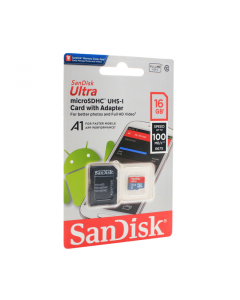 Mem. Kartica SanDisk SDHC 16GB Ultra Micro 100MB/s Class 10 sa adapterom ZJ CN - 216137
