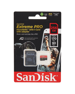 Mem. Kartica SanDisk SDHC 256GB Extreme PRO 4K UHD V30 sa adapterom ZJCN - 222332