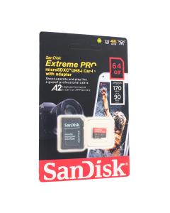 Mem. Kartica SanDisk SDHC 64GB Extreme PRO 4K UHD V30 sa adapterom ZJ CN - 217176