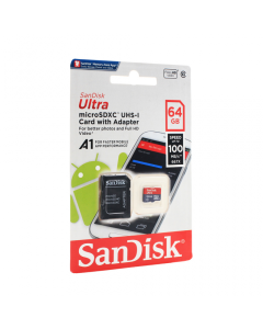 Mem. Kartica SanDisk SDHC 64GB Ultra Micro 100MB/s Class 10 sa adapterom ZJ CN - 216139
