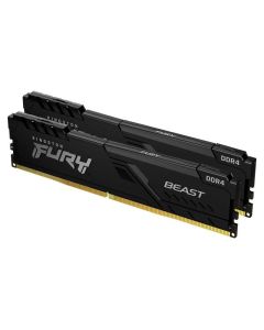 KINGSTON DIMM DDR4 64GB (2x32GB kit) 3200MHz KF432C16BBK2/64 Fury Beast Black - MEM02061