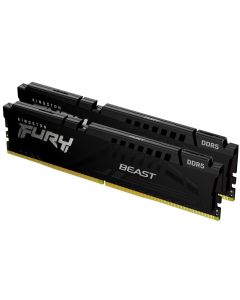 KINGSTON DIMM DDR5 64GB (2x32GB kit) 5600MT/s KF556C40BBK2-64 Fury Beast black - MEM02190